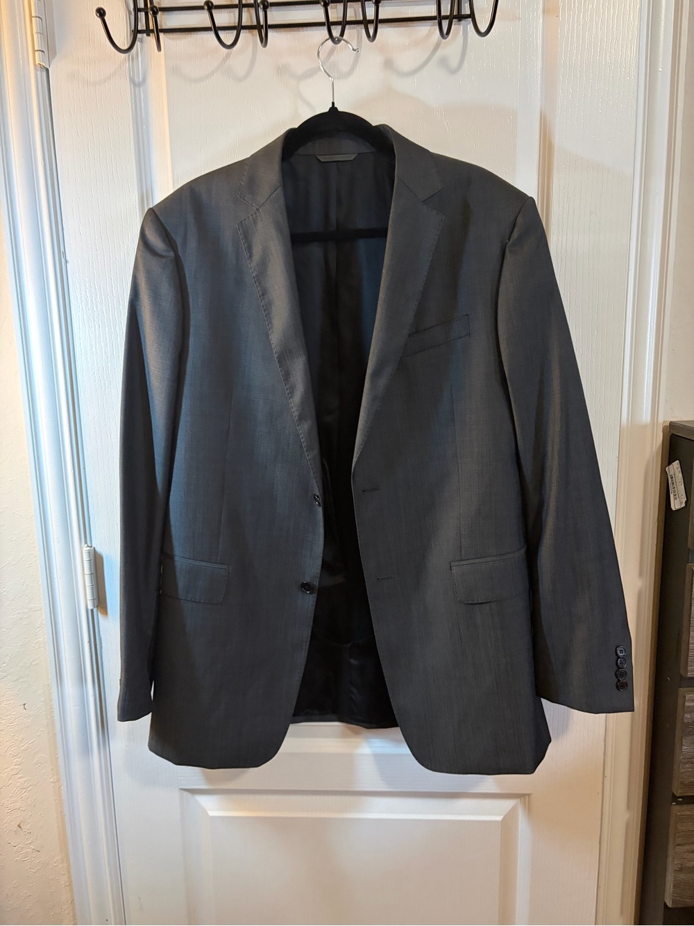 John Varvatos Men's Charcoal Gray Sport Coat Blazer